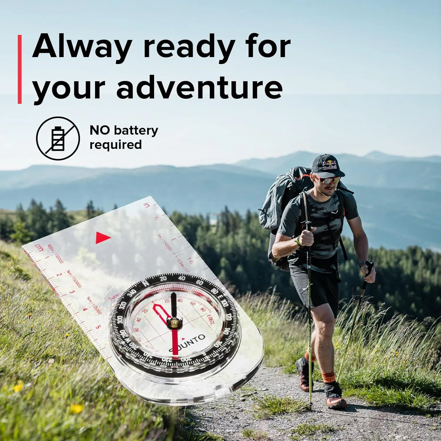 SUUNTO A-10 Compass: Compact, simple to use recreational hiking compass