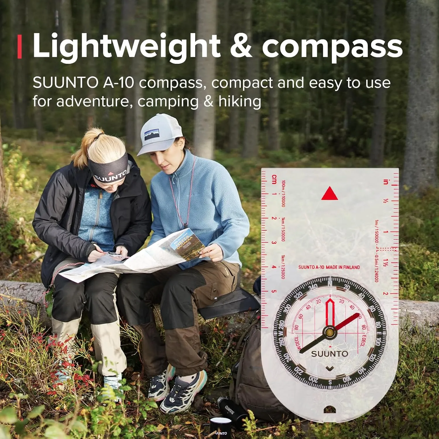 SUUNTO A-10 Compass: Compact, simple to use recreational hiking compass