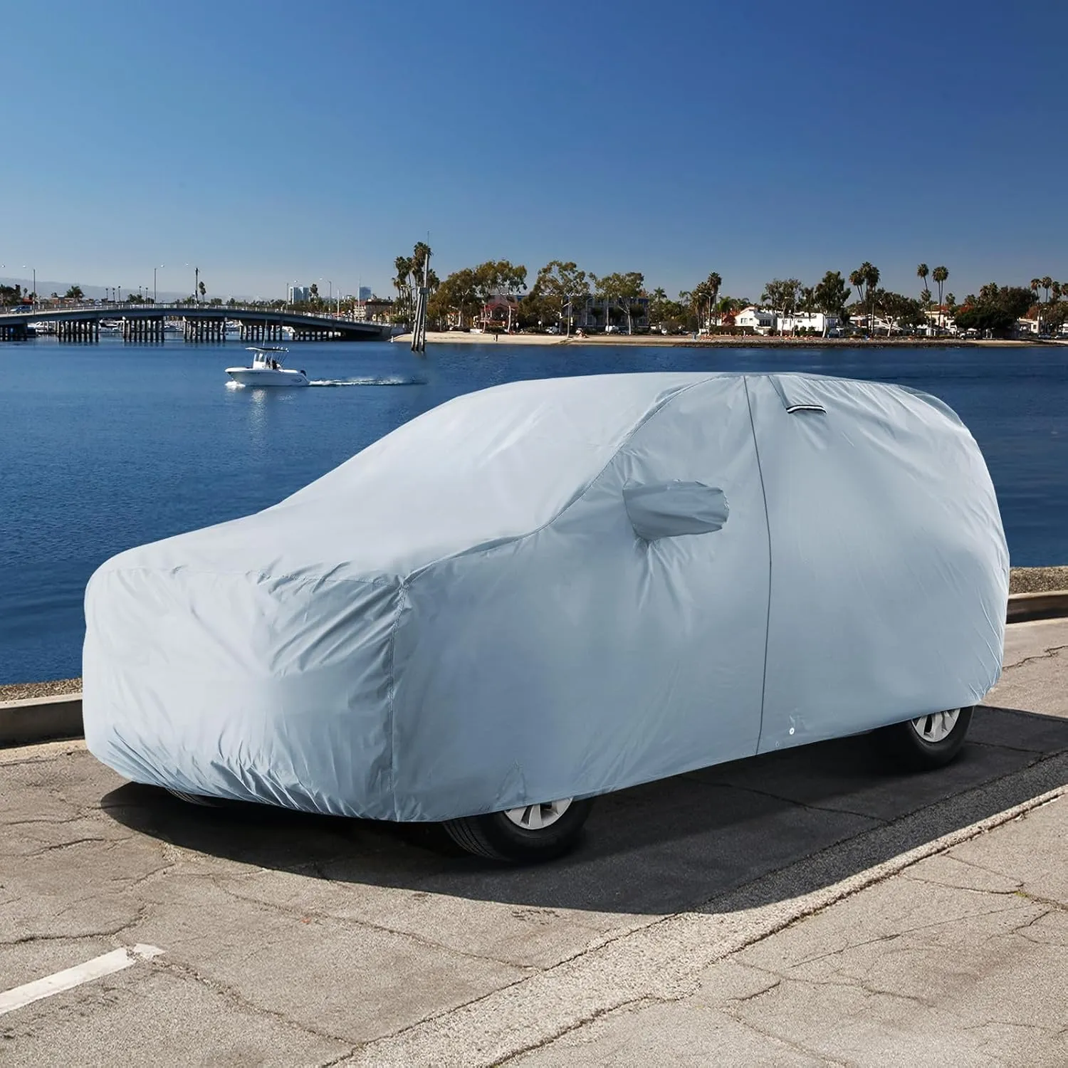 SUV Custom-Fit Car Cover for Chevy Suburban | Waterproof All Weather SUV Cover for UV, Rain, Snow, and Ice. Premium Quality, Suitable for Both Indoor and Outdoor Use. (Year Fits 1973-2024)