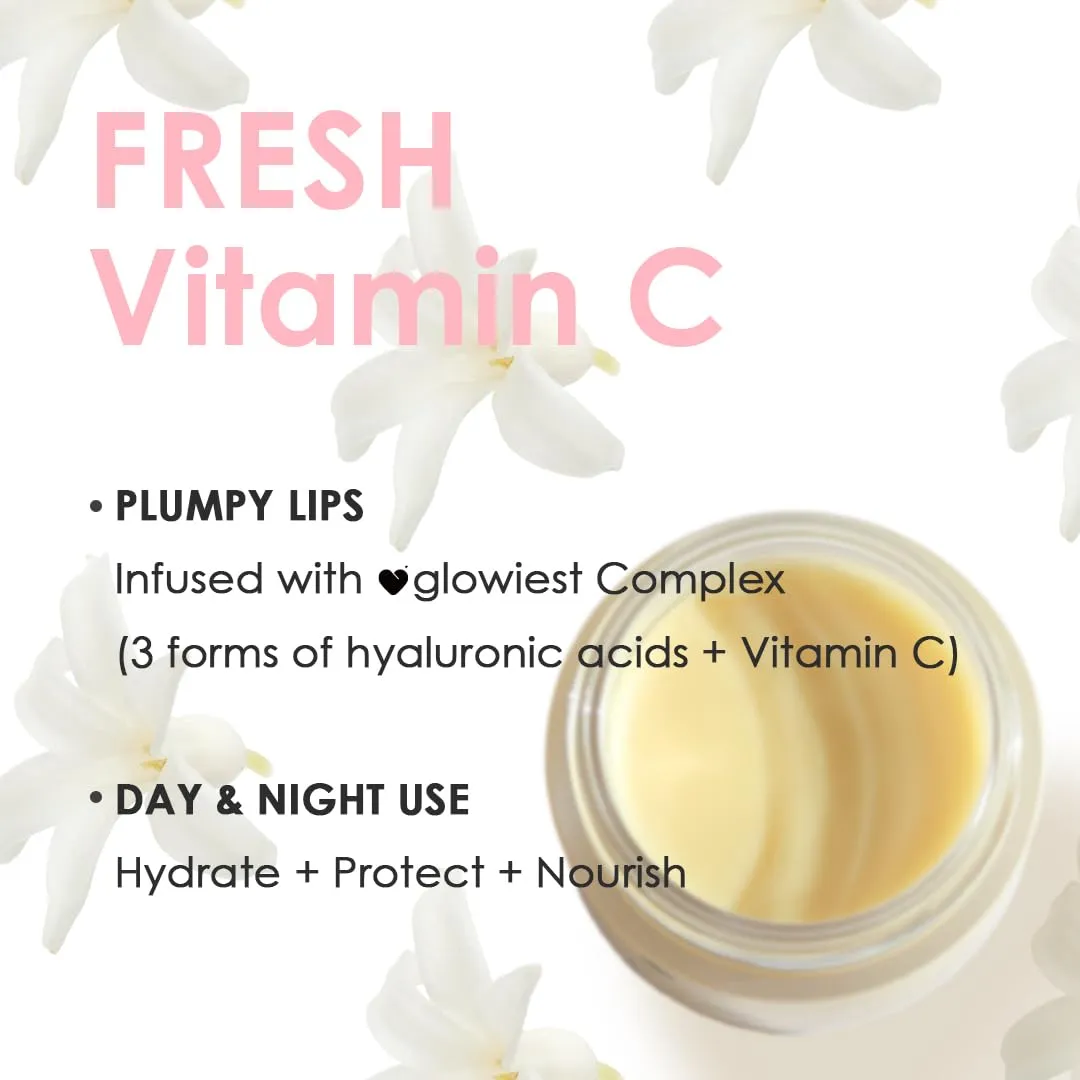 Sweet Dreams Overnight Lip Mask- Nourishing, Plumping and Hydrating Lip Balm | glowiest Sweet Dreams Lip Sleeping Mask | Hyaluronic Acids Vitamin C Shea Butter Antioxidants l Vanilla
