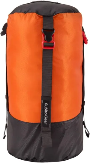 SYH&AQYE 5 Pack Dry Sack, Lightweight Compression Stuff Sack Polyester Compression Bag for Camping Hiking Backpacking