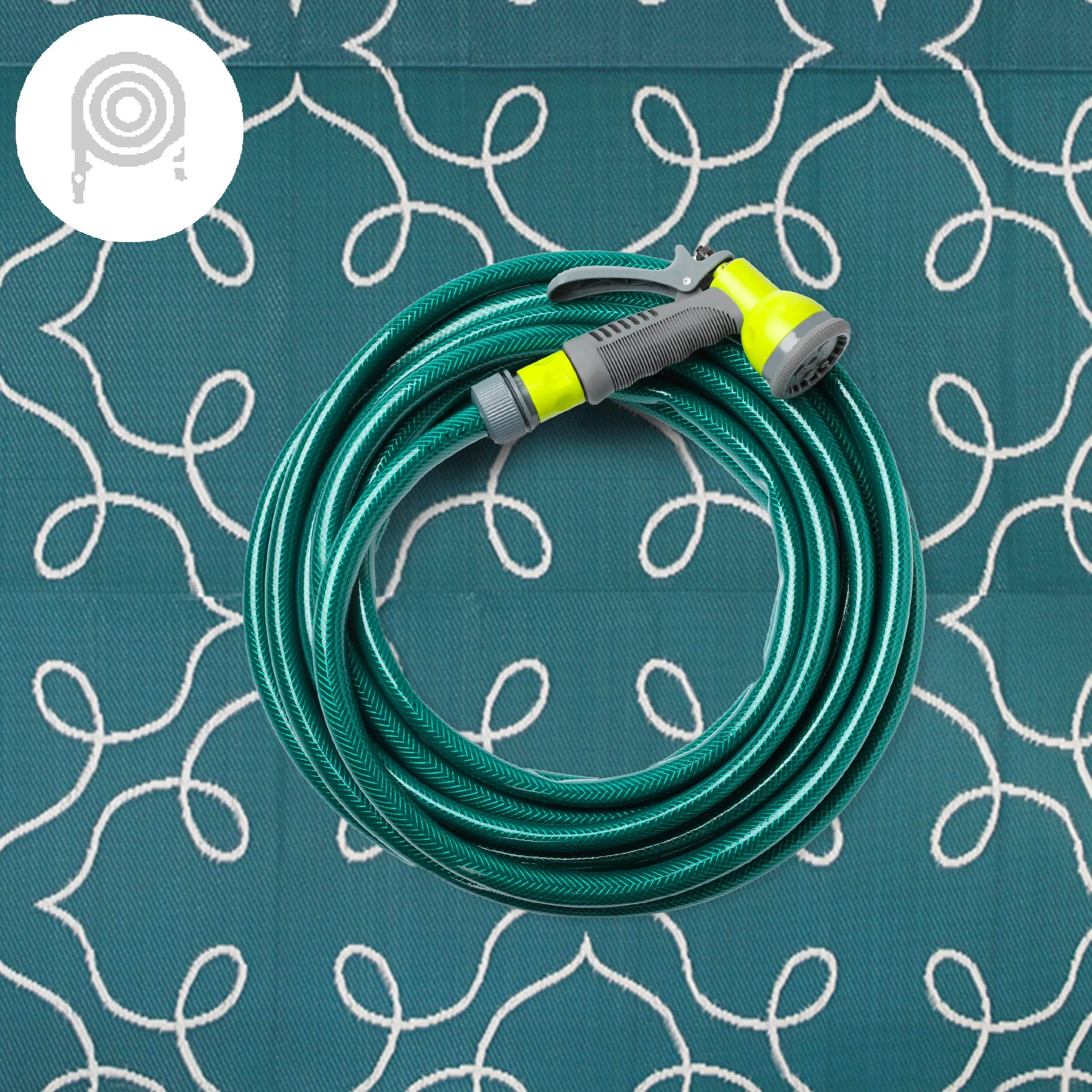 Syracuse - Sea Green (9' x 12') Foldable Rug