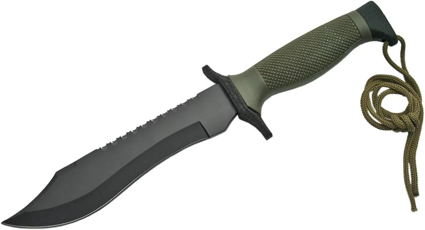 Szco Supplies Combat Knife with Handle, Green