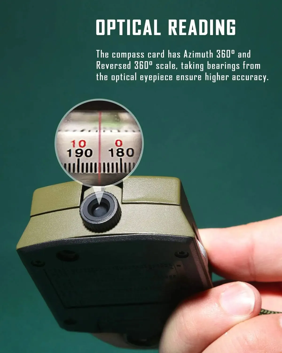 Tactical Survival Military Compass with Lanyard