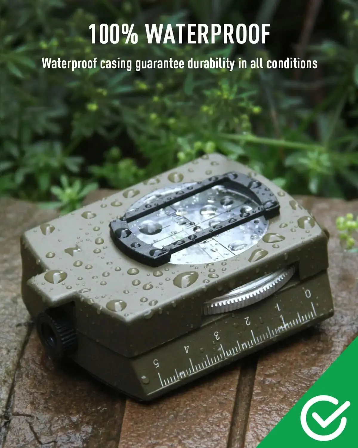 Tactical Survival Military Compass with Lanyard