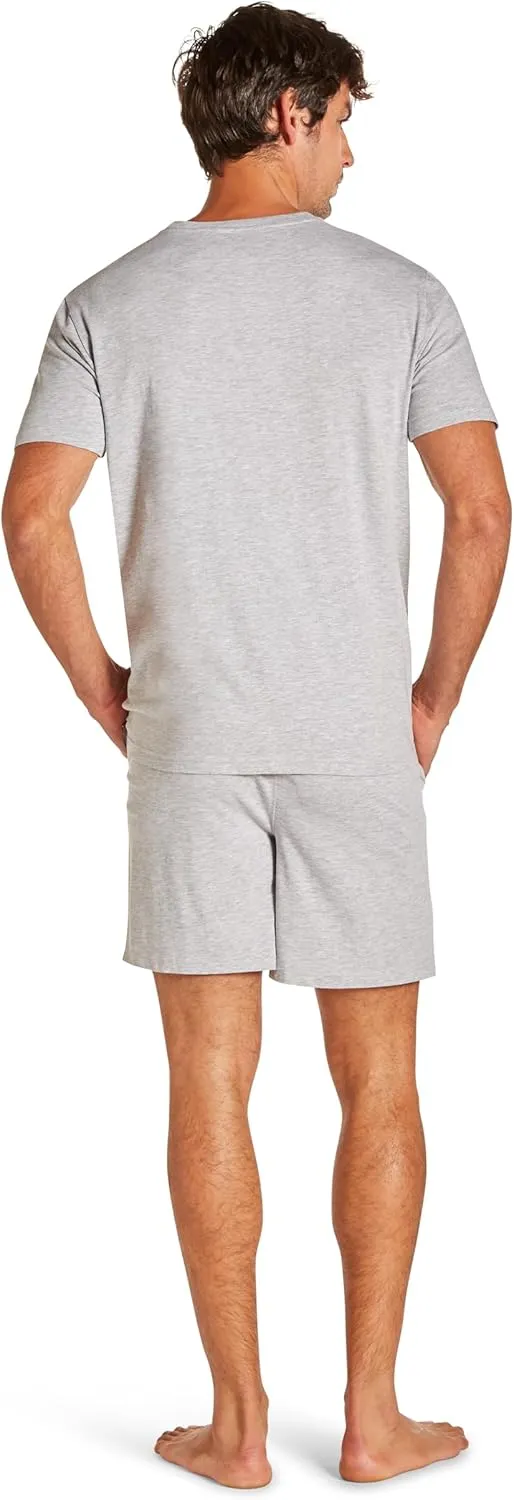 TAHARI Men's Ultimate Comfort Men's Crew Neck Sleep T-Shirt – Soft Cotton Blend, Lightweight & Breathable Lounge Shirt