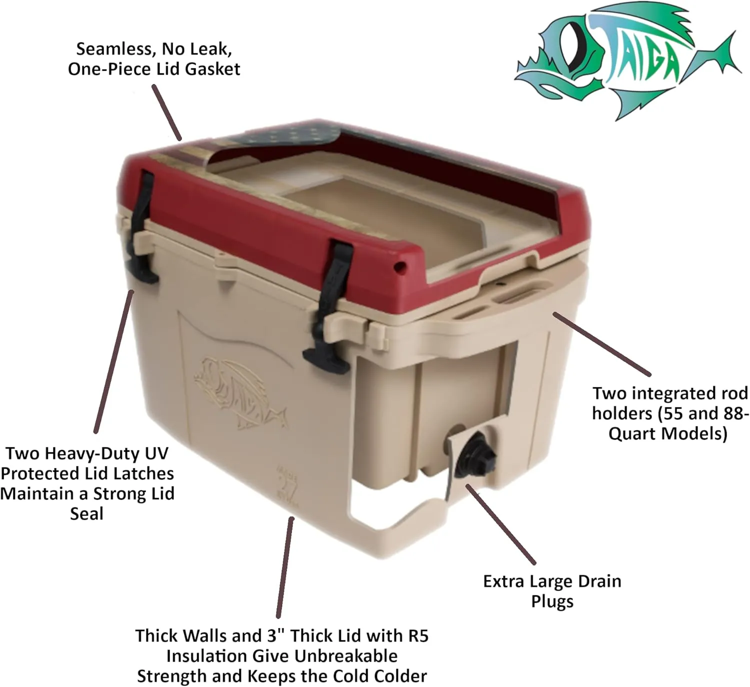 Taiga Cooler 27 Quart Cooler