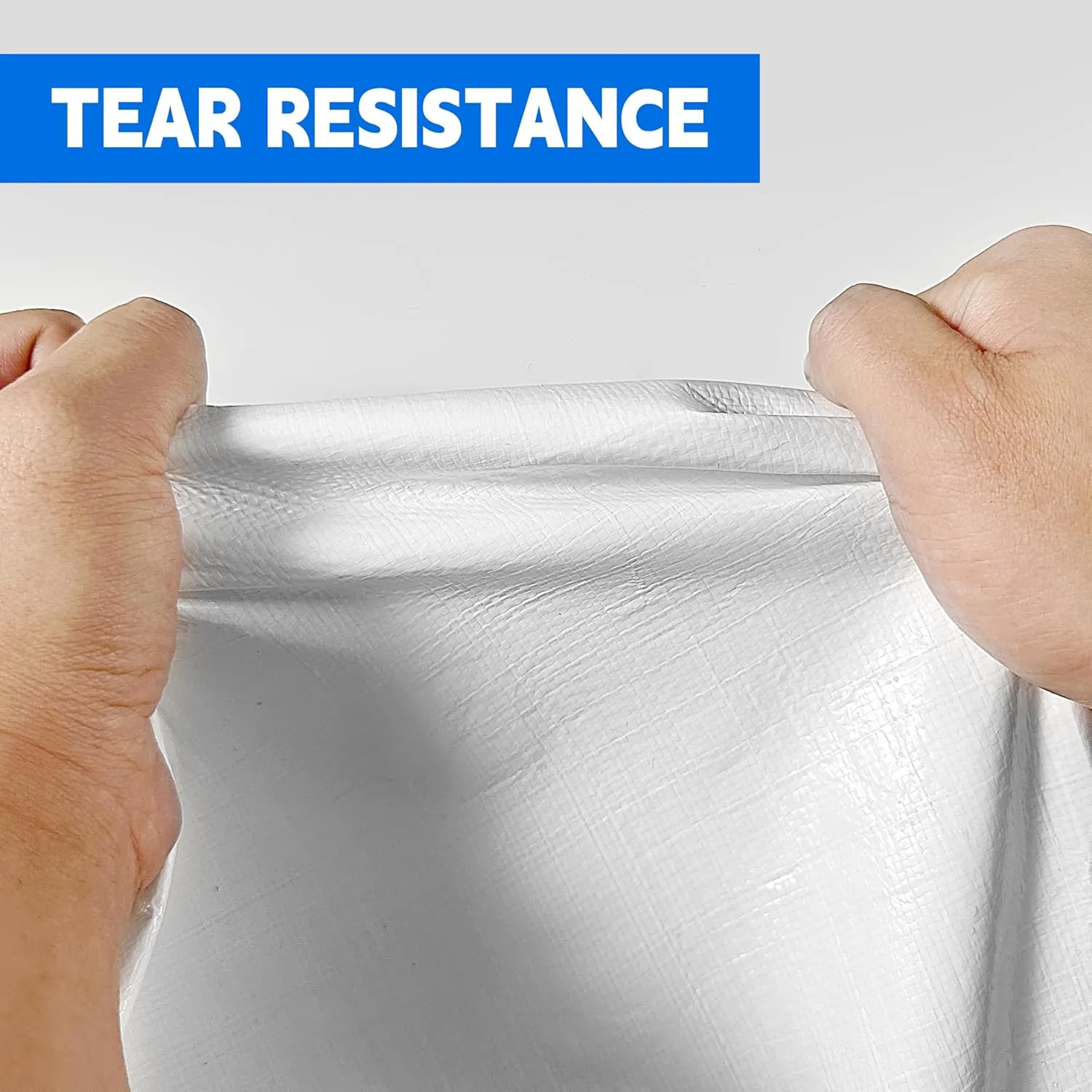 Tarp 10x30 ft Heavy Duty 12mil 100% Waterproof High Durability Multipurpose,Uv Resistant,White Tarp Suitable for Swimming Pools, Boats, Camping, Courtyards, Etc -by MVPNET