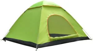 Tarpaulin Shade Cloth Rainproof Cloth Tent Outdoor 3-4 People Fully Automatic Family Tent Camping Wild Camping Beach Tent A (Color : A)