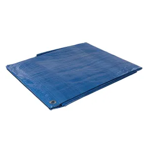 Tarpaulin Waterproof Sheet 4.8Mx6.1M Heavy Duty Cover Tarp Pvc Tear Proof