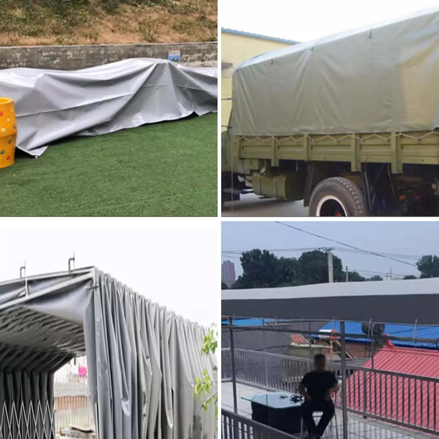 Tarpaulin with Grommets 32.8x39.4ft, Heavy Duty Tarp Waterproof, Thick Tarps Windproof Rainproof, for Car, Roof, Boat, Camp, Canopy, Woodpile, Rip and Tear Proof