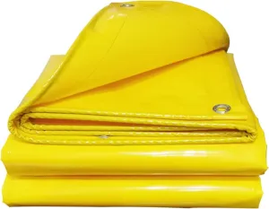Tarps Heavy Duty Waterproof, Foldable Outdoor Waterproof Ripstop-Windproof Tarpaulin for Roof, Camping, Outdoor, Patio, Rain Or Sun Shelter,3X3ft/1x1m,Yellow