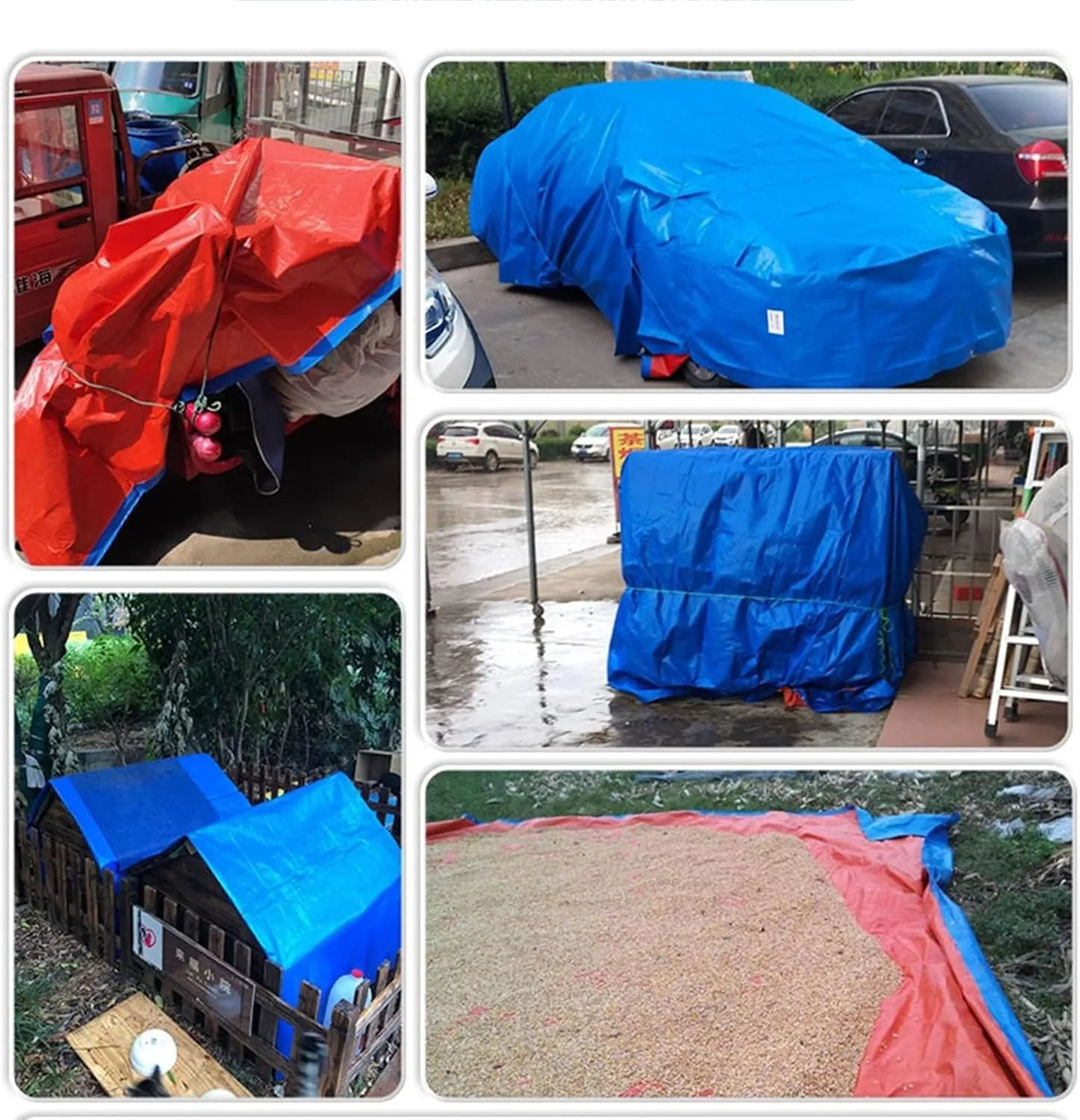 Tarps Heavy Duty Waterproof, Foldable Outdoor Waterproof Ripstop-Windproof Tarpaulin for Roof, Camping, Outdoor, Patio, Rain Or Sun Shelter,3X3ft/1x1m,Yellow