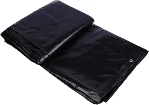 Tarps Heavy Duty Waterproof, Tarp Cover, UV-Resistant, Rip and Tear Proof Tarpaulin with Grommets and Reinforced Edges - for Roof, Patio, Camping, Boat, Pool, 3 * 6m/10 * 19ft