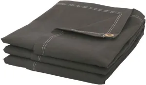 Tarps Now 10x20 ft Fire Retardant Canvas Tarp | 18 MIL Heavy Duty, Flame Retardant, Tear Resistance, Reinforced Edges, Brass Grommets | Ideal for Fire Prevention, Construction, Repairs | Olive Color