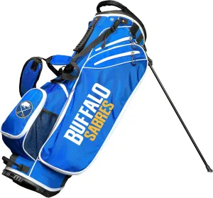 Team Golf NHL Buffalo Sabres Birdie Golf Stand Bag, Lightweight, 14-Way Club Divider, Spring Action Stand, Insulated Cooler Pocket, Velcro Glove and Umbrella Holder & Padded Handles