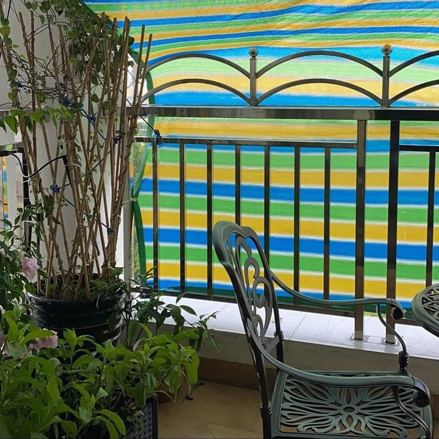 Tear Resistant Sun Shade Net Shade Sails 90% Shade Cloth with Reinforced Grommet, Garden Shade Tarp Cover for Greenhouse, Plant Cover, Chicken, Patio and Pergola(6.0 * 7.0m/19.6 * 22.9ft)