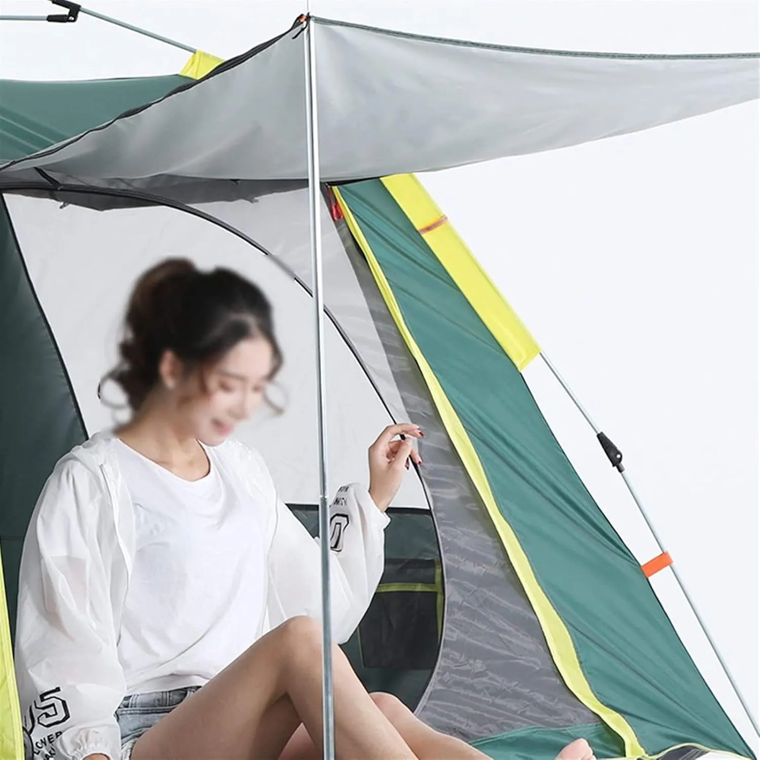 Tent Automatic Camping Beach Tent Waterproof Windproof Tent Instant Pop Up Open Awning Tents Outdoor Sunshelter Outdoor