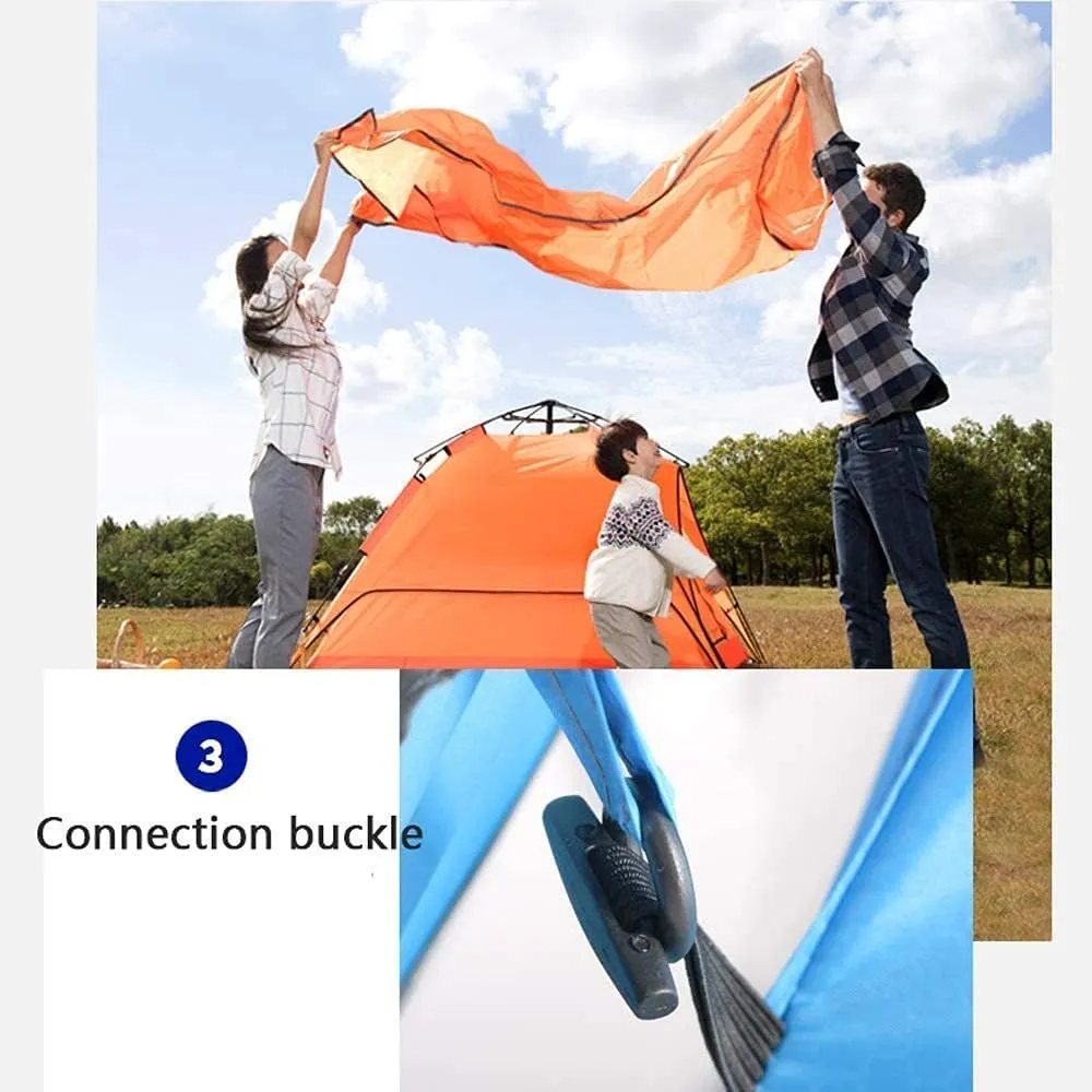 Tent, Double Thick Double Automatic Rainproof Outdoor Camping Tent, Multi-Spec