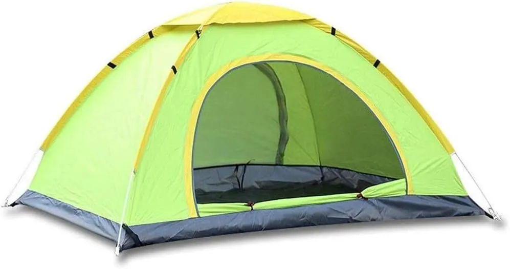 Tent for Camping Automatic Pop Up Camping Tent 4 Person Rainrproof Double Layer Instant Tent for Outdoor Hiking Backpacking Large Space for Picnic Outdoors