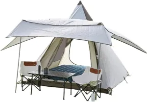 Tent Portable Outdoor Tent Double-Layer Tent Camping Fishing Outdoor Leisure Travel Free Quick-Open Tent Outdoor Tent