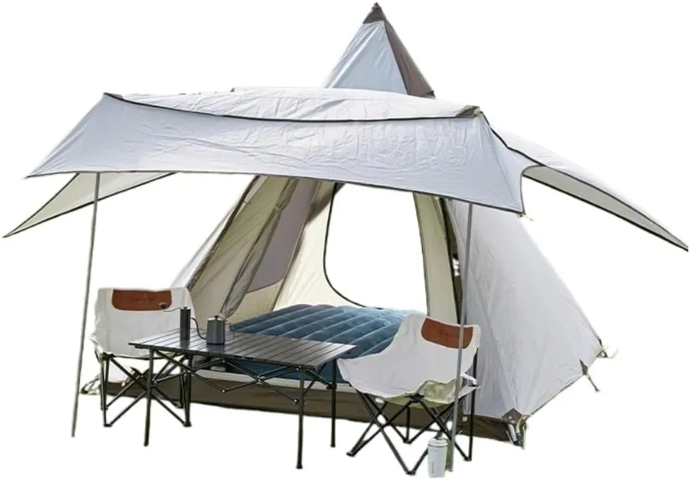 Tent Portable Outdoor Tent Double-Layer Tent Camping Fishing Outdoor Leisure Travel Free Quick-Open Tent Outdoor Tent