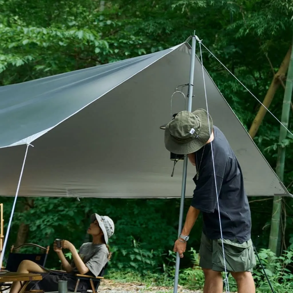 Tent Tarp Camping Tarp Waterproof Tent Tarpaulin Awning Canopy Waterproof Outdoor Shelter Tent Tarp (Size : 400 * 292cm)