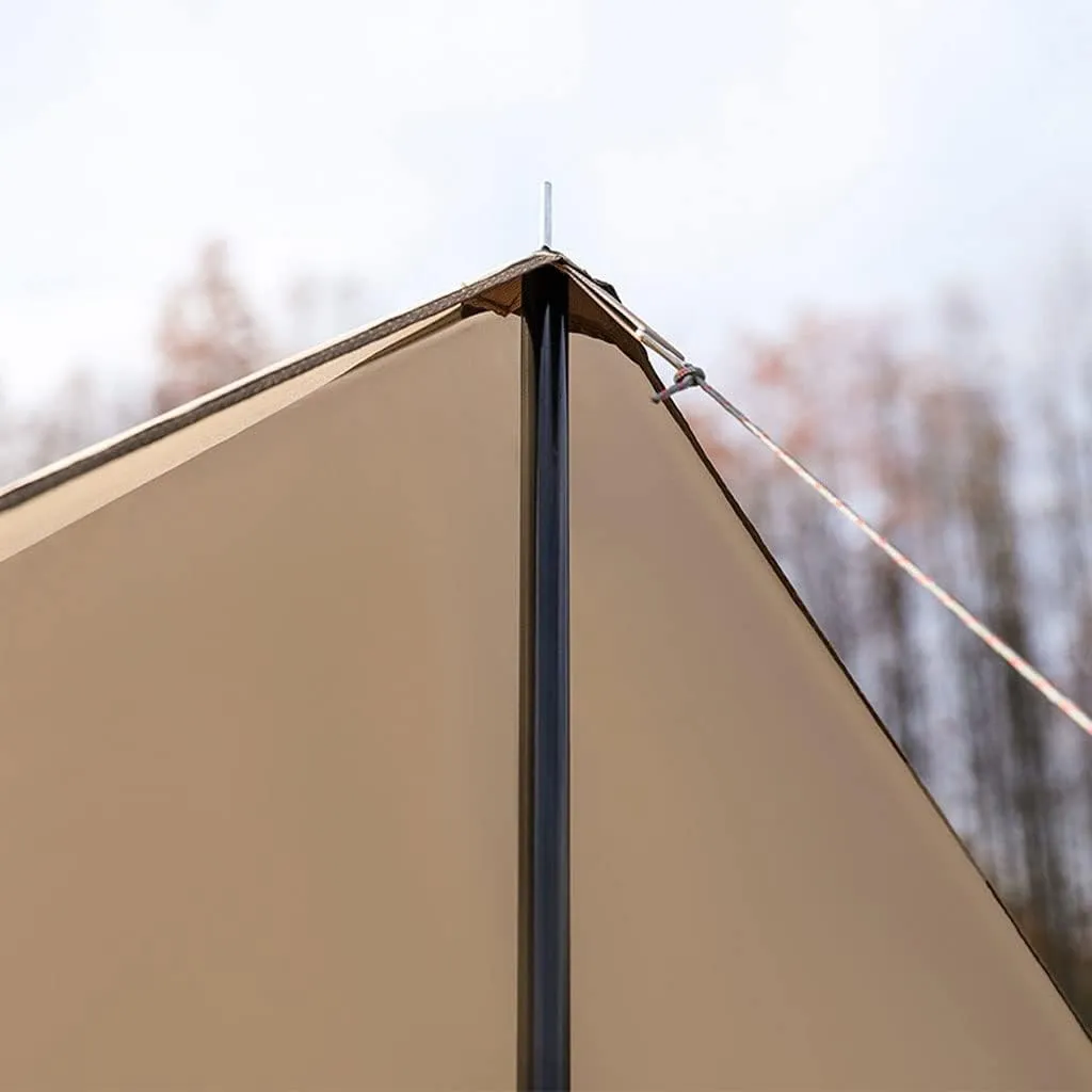 Tent Tarp Camping Tarps Lightweight Waterproof Rectangle Shelter Outdoor Tent Awning Canopy Tent Tarp (Size : 4 * 2.92m)