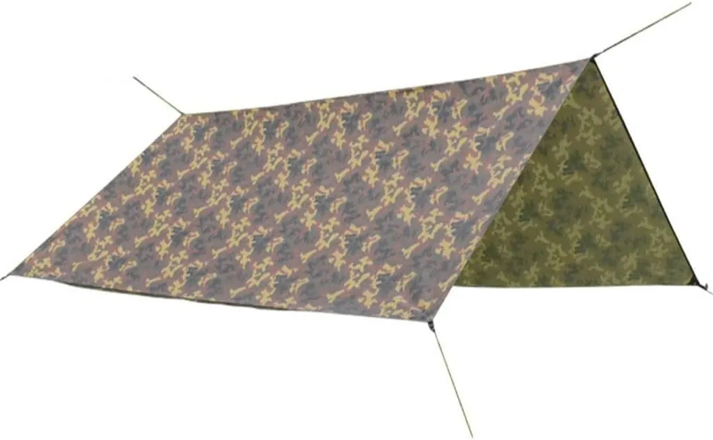 Tent Tarp Outdoor Camping Tarp Rain Fly Tent Tarp Lightweight Camping Shelter Hiking Tent Tarpaulin Tarp ()