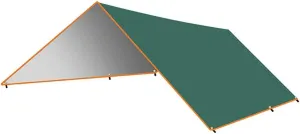 Tent Tarp Outdoor Tent Hammock Rain Fly Tent Tarp Shelter for Camping Fishing Beach Picnic Tent Tarp (Color : Green, Size : 3 * 4m)