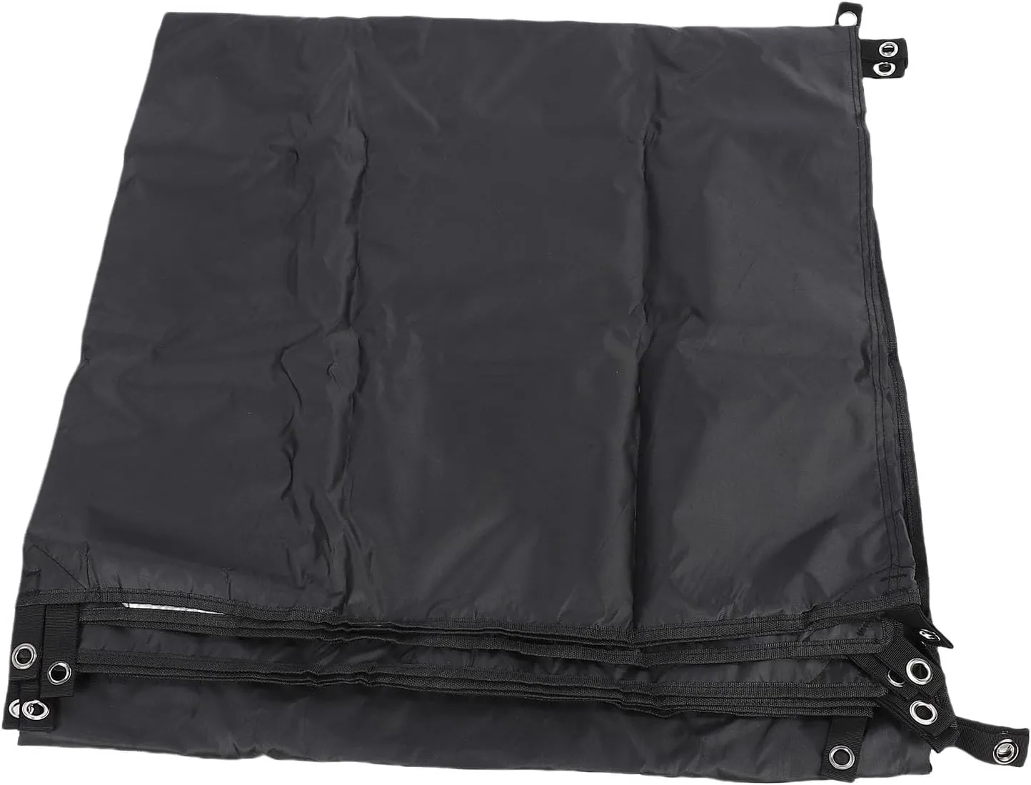 Tent Tarp, Sun Proof Rain Proof Camping Awning Outdoor Shelter with Ground Nails & Windproof Ropes Multifunctional Tent Awning for Camping Picnics Family Gatherings (M)