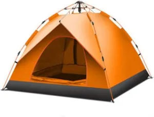 Tent Throw Up Tenten Outdoor Camping wandelen Automatische Season Tenten Speed ??Family Beach Large Space (Color : D) (Black One Size)