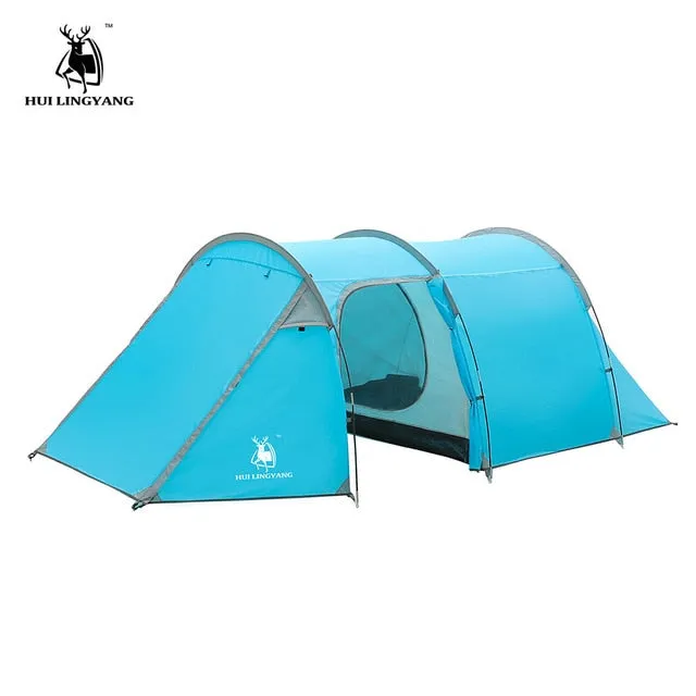 tent Waterproof Early bird pricing 3-4 Camping Layer person Tunnel Double Customer-oriented Ultralight tent