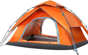 Tent Waterproof Multi-Purpose Beach Tent Sunshade Camping Shelter Tarp Anti UV Lightweight Picnic Mat for for Hiking Camping for Hiking Travel (Color : Orange)