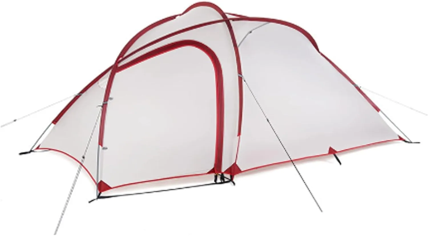 Tents 3 Person 4 Season Family Tent 20D Silicone Fabric Waterproof Double-Layer Camping Tent One Room One Hall