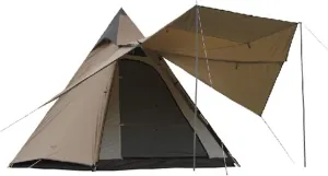 Tents Aluminum Automatic Pole Outdoor Camping Indian Pyramid Tent Sunshade Sunscreen Waterproof Steeple Double Layers