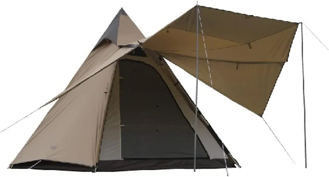 Tents Aluminum Automatic Pole Outdoor Camping Indian Pyramid Tent Sunshade Sunscreen Waterproof Steeple Double Layers