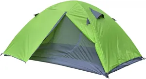 Tents Backpacking Tent Double Layer Camping Tents Waterproof Breathable Lightweight Portable Travel Tent, Green