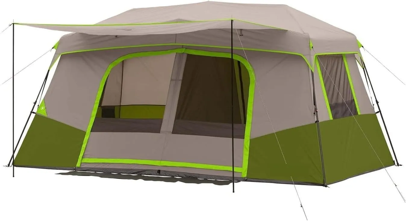 Tents Cabin Tent with Private Room Tents Outdoor Camping Camping Tent Tents Outdoor Camping Gazebo (Green One Size)