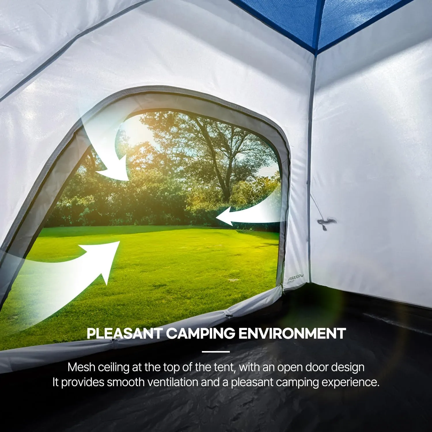 Tents for Camping 2/4/6 Person Camping Dome Tent, Easy to Set Up, Lightweight Camping Tent, Portable Camping Tent for Outdoor and Backpacking Sundome Tent