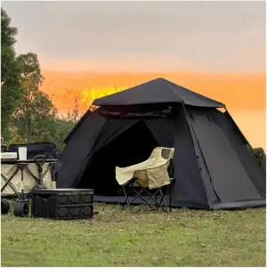 Tents for Camping 4 Person Sun Protection,Insect Protection Family Camping Tent Practical Advanced Utility Tent for Camping 4 People