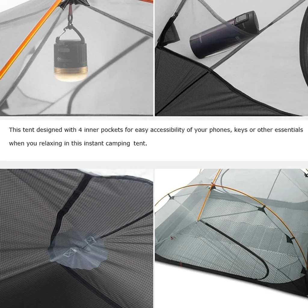 Tents for Camping Beach Tents Camping Tent Easy Set Up Double Layer Waterproof 3 Season Tent for Hiking Cycling Camping Outdoor Tent Family Tents for Camping Hiking Traveling