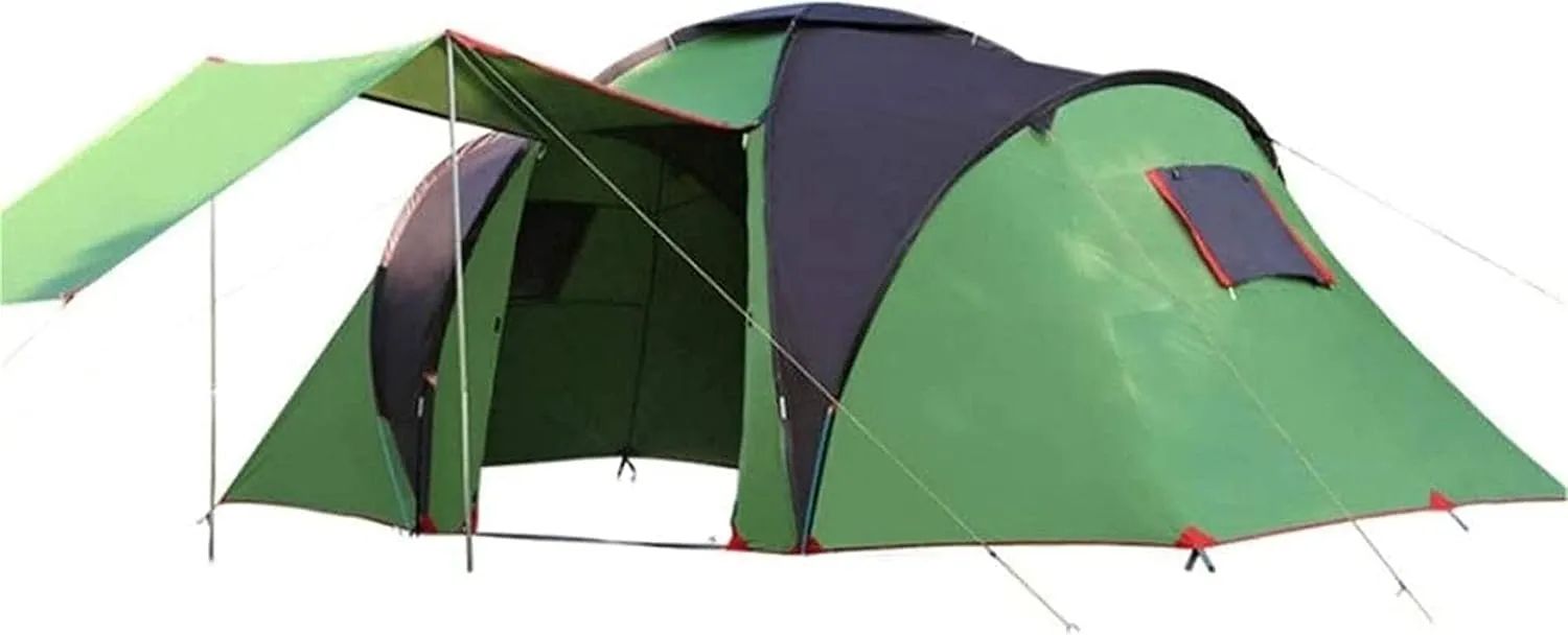 Tents for Camping Tent Waterproof Double Layer Large Canopy Sunshade Outdoor Camping 4-6 People Family Dome Tent for Backpacking Fishing