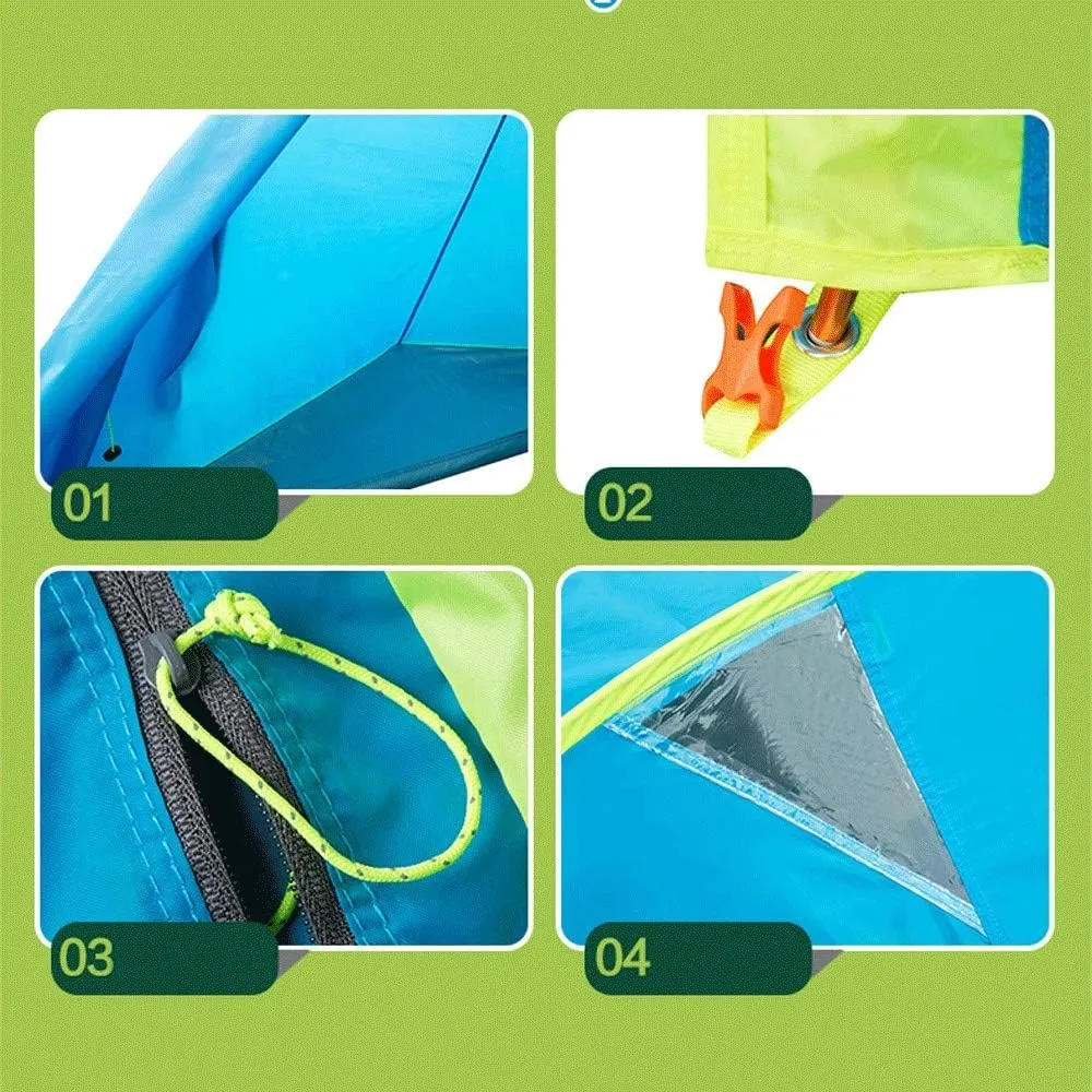 Tents Lightweight 1 Person 4 Season Tent for Backpacking Waterproof Single Person Camping Tent for Outdoor Travel Hiking Mountaineering - Easy to Set
