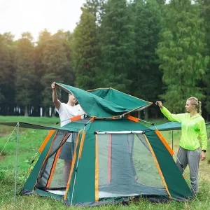 Tents Pop-up Family Camping 2-4 Persons,Waterproof Ventilated Removable Instant,Quick Set up Dome for Outdoor Camping,Hiking,Fishing
