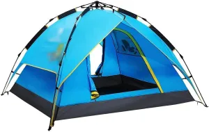 Tents Tents for Camping Tent Travel Double-Layer Tent 3-4 People Automatic Rainproof Camping Tent