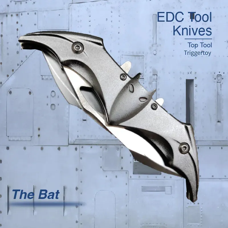 The Bat: 3cr13 Stainless Steel Double-sided Folding Knife