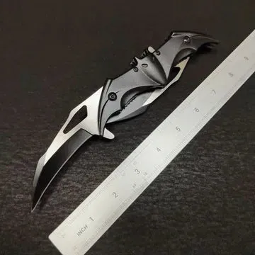 The Bat: 3cr13 Stainless Steel Double-sided Folding Knife