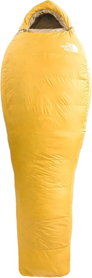 The North Face Trail Lite Down 35°F/2°C Sleeping Bag Long Right Hand, Tnf Yellow/Khaki Stone