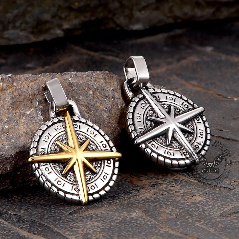 The North Star Stainless Steel Pendant